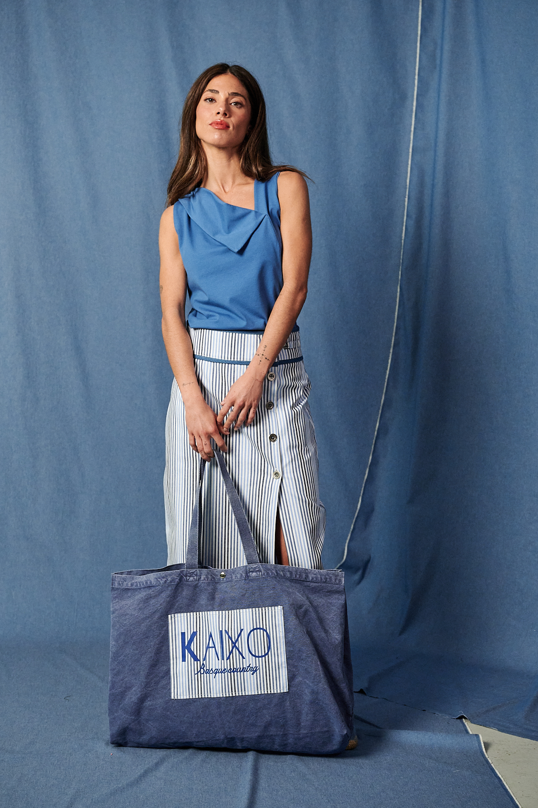 Maxi bolsa kaixo Denim - Imagen 2